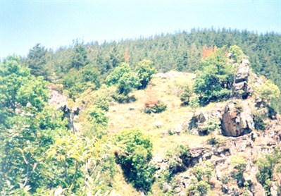 view from the east